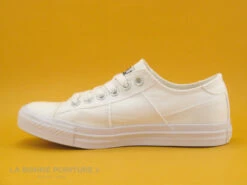 B Et M Banana Moon - RATISSE Blanc - Basket Femme Toile Blanche -Femmes Chaussures Soldes cd24607c73b9e66c561f35ea11d5d5ef a293201 178863