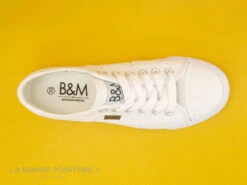B Et M Banana Moon - RATISSE Blanc - Basket Femme Toile Blanche -Femmes Chaussures Soldes cd24607c73b9e66c561f35ea11d5d5ef a293201 178865