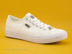 B Et M Banana Moon - RATISSE Blanc - Basket Femme Toile Blanche -Femmes Chaussures Soldes cd24607c73b9e66c561f35ea11d5d5ef a293201 178869