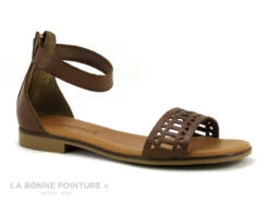 Jordana 3631 Marron - Sandale Plate Avec Contrefort -Femmes Chaussures Soldes cd24607c73b9e66c561f35ea11d5d5ef img 0123.jpg 171653