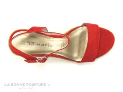 Tamaris 1-1-28300-24 Fire - Sandale Espadrille Rouge Compensee -Femmes Chaussures Soldes cd24607c73b9e66c561f35ea11d5d5ef img 0261.jpg 145161
