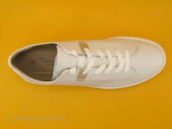 Tamaris 1-23766-26 117 White Leather - Basket Femme Cuir Blanc -Femmes Chaussures Soldes cd24607c73b9e66c561f35ea11d5d5ef img 0342.jpg 160441