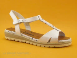 Jordana 3423 Blanc - Bride Salome - Sandale Femme Cuir Blanc -Femmes Chaussures Soldes cd24607c73b9e66c561f35ea11d5d5ef img 0391.jpg 160507