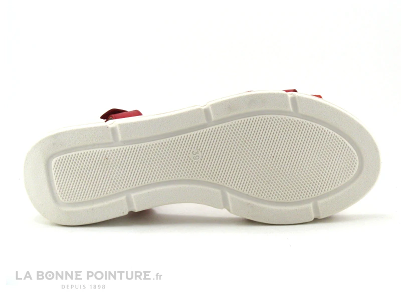 Jordana 3424 Rouge - Sandale Femme Cuir Rouge 6 Jordana 3424 Rouge - Sandale Femme Cuir Rouge – Image 6