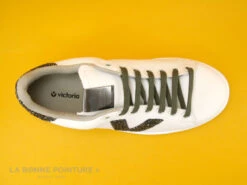 Victoria 125244 Blanc - Glitter - Lacet Kaki - Basket Basse Femme -Femmes Chaussures Soldes cd24607c73b9e66c561f35ea11d5d5ef img 0733.jpg 160857
