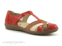 3 Points De Suspension Kirout Rouge - Beige - Sandale -Femmes Chaussures Soldes cd24607c73b9e66c561f35ea11d5d5ef img 0807.jpg 143681