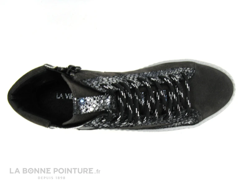 La Vie Est Belle FUSAIN - Gris Souris - Basket Montante Femme 6 La Vie Est Belle FUSAIN - Gris Souris - Basket Montante Femme – Image 6