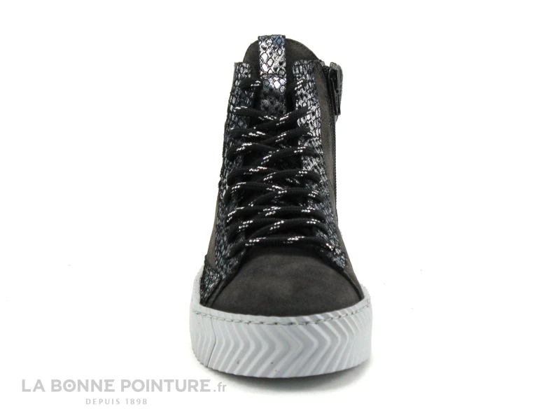 La Vie Est Belle FUSAIN - Gris Souris - Basket Montante Femme 2 La Vie Est Belle FUSAIN - Gris Souris - Basket Montante Femme – Image 2