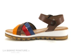 Valerias 6130 Marron Jaune Bleu Rouge - Sandale Femme -Femmes Chaussures Soldes cd24607c73b9e66c561f35ea11d5d5ef img 0899.jpg 147719