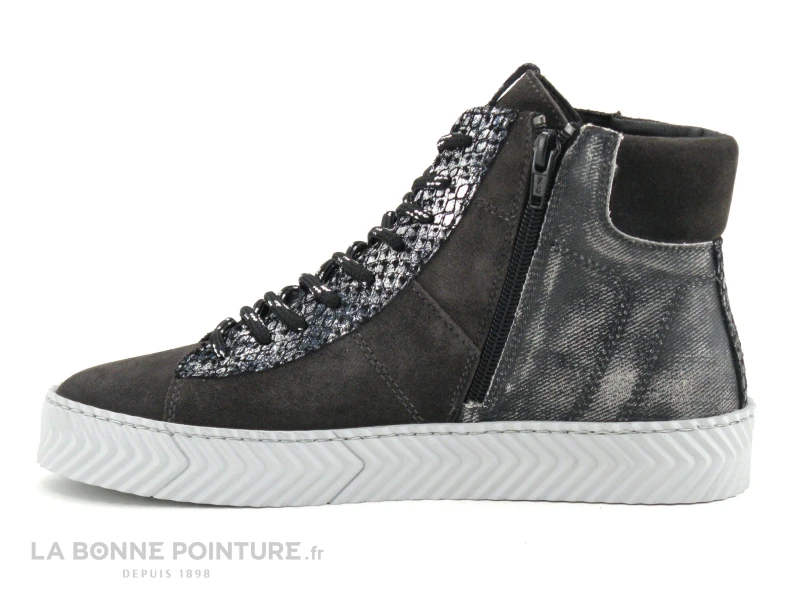 La Vie Est Belle FUSAIN - Gris Souris - Basket Montante Femme 3 La Vie Est Belle FUSAIN - Gris Souris - Basket Montante Femme – Image 3