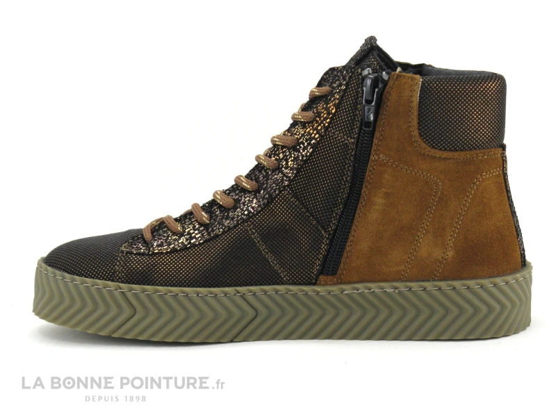 La Vie Est Belle - FUSAIN - Marron - Basket Montante Femme 3 La Vie Est Belle - FUSAIN - Marron - Basket Montante Femme – Image 3