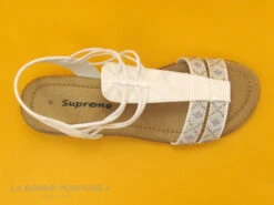 Supremo 802360300 Blanc - Brides Perles - Sandale Femme -Femmes Chaussures Soldes cd24607c73b9e66c561f35ea11d5d5ef img 0927.jpg 143832