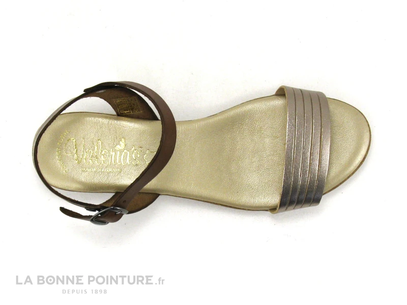 Valerias 6112 - Nu-pieds Or - Marron 6 Valerias 6112 - Nu-pieds Or - Marron – Image 6