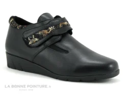 Pedi Girl BILIAN Noir V Feu - Chaussure Montante Femme Avec Scratch