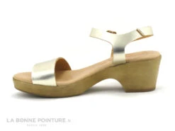 Kaola 710 - Platine - Sandale Doree Petit Talon -Femmes Chaussures Soldes cd24607c73b9e66c561f35ea11d5d5ef img 1275.jpg 148271