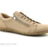 Alce Shoes 9123 - Beige - Lacet Coton - Zip - Chaussure Basse