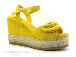Xti 49940 Yellow - Sandale Espadrille Jaune Talon Compense -Femmes Chaussures Soldes cd24607c73b9e66c561f35ea11d5d5ef img 1355.jpg 148099