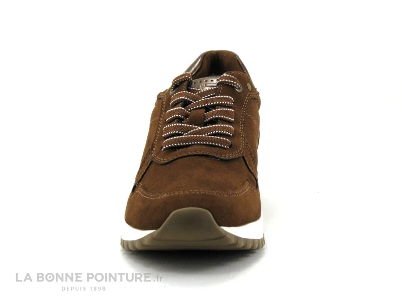 Marco Tozzi 2-23734-27 Cognac - Basket Femme Velours Marron 2 Marco Tozzi 2-23734-27 Cognac - Basket Femme Velours Marron – Image 2