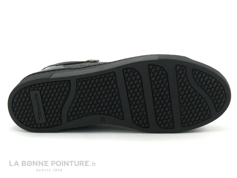 Tamaris 1-23313-29 Black Cooper - Basket Basse Noire Femme 6 Tamaris 1-23313-29 Black Cooper - Basket Basse Noire Femme – Image 6