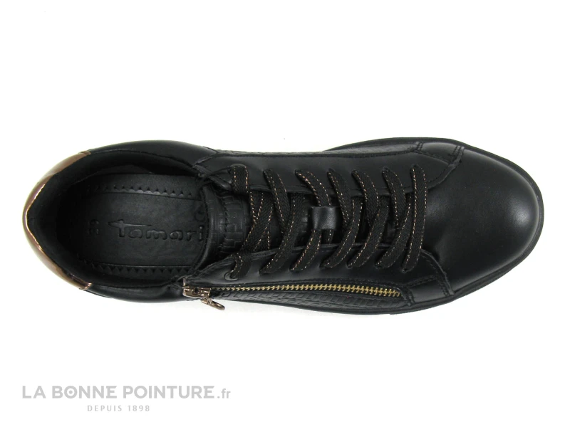Tamaris 1-23313-29 Black Cooper - Basket Basse Noire Femme 5 Tamaris 1-23313-29 Black Cooper - Basket Basse Noire Femme – Image 5