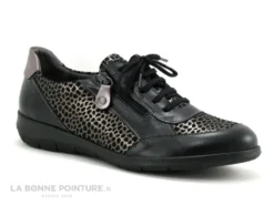 Nouvelles versions 23 Suave Oxford 6627 TS - Derby Cuir - Black Multi - Chaussure Confort Femme