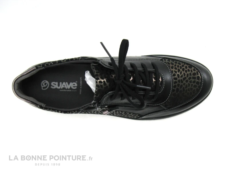 Suave Oxford 6627 TS - Derby Cuir - Black Multi - Chaussure Confort Femme 6 Suave Oxford 6627 TS - Derby Cuir - Black Multi - Chaussure Confort Femme – Image 6