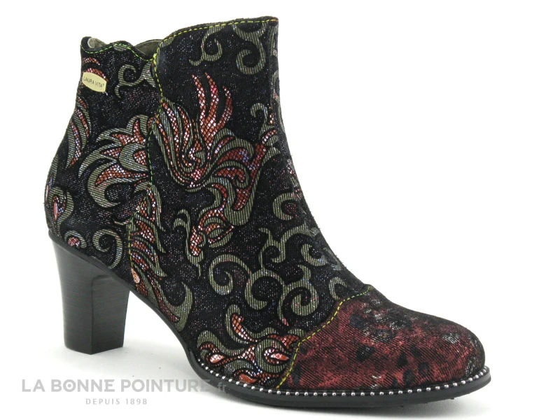 Laura Vita ELCODIEO 212A Wine - Boots Bordeaux Talon Haut 5 Laura Vita ELCODIEO 212A Wine - Boots Bordeaux Talon Haut – Image 5
