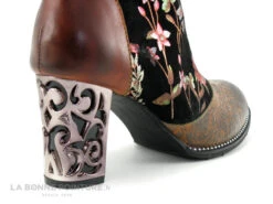 Laura Vita LEDAO 01 Wine - Bottine Femme Avec Fleurs - Talon Haut -Femmes Chaussures Soldes cd24607c73b9e66c561f35ea11d5d5ef img 2133.jpg 174203