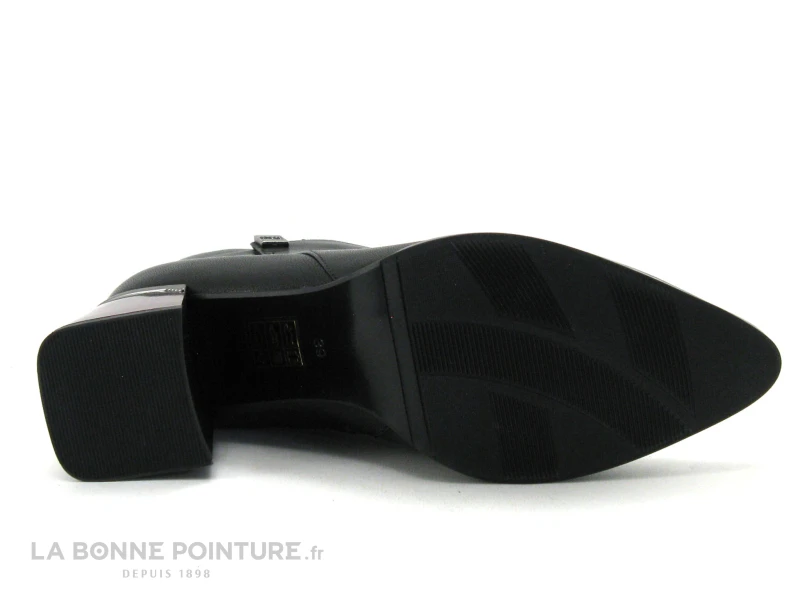 Metamorf Ose MACADAMIA Noir - Bottine Femme Bout Pointu 7 Metamorf Ose MACADAMIA Noir - Bottine Femme Bout Pointu – Image 7