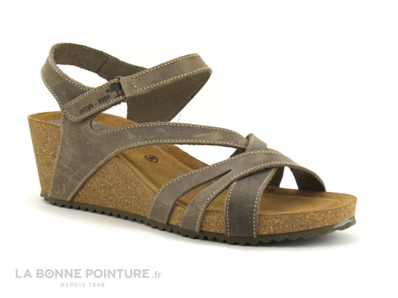 Inter Bios 5633 Pardo Marron - Sandale Talon Compense 5 Inter Bios 5633 Pardo Marron - Sandale Talon Compense – Image 5