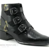 Fugitive BAHEM LPIQB41 Python Noir - 3 Brides - Bottine