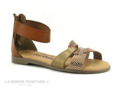 Jordana 3444 Marron Bronze Metal - Sandale Avec Zip -Femmes Chaussures Soldes cd24607c73b9e66c561f35ea11d5d5ef img 2377.jpg 149324