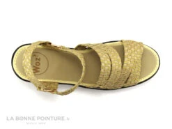 WOZ UP 689 Or Beige - Nu-pieds Compense -Femmes Chaussures Soldes cd24607c73b9e66c561f35ea11d5d5ef img 2409.jpg 120331