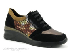 Inea PADOU - Velours Multi Noir Or - Basket Compensee Femme -Femmes Chaussures Soldes cd24607c73b9e66c561f35ea11d5d5ef img 2642.jpg 174834