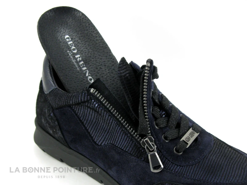 Geo Reino MALVABE Marine - Chaussure Compensee Femme Zip 5 Geo Reino MALVABE Marine - Chaussure Compensee Femme Zip – Image 5