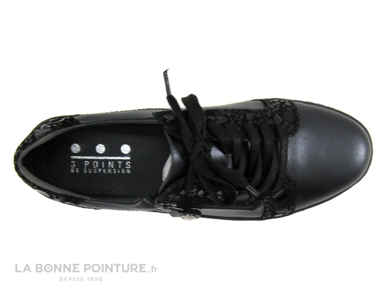 3 Points De Suspension KIABRAISI 19450-061 - Noir - Derby Femme 6 3 Points De Suspension KIABRAISI 19450-061 - Noir - Derby Femme – Image 6