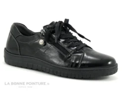 3 Points De Suspension KIAZIP 19450 Vernis Noir - Derby Femme