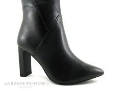 Tamaris 1-25349-29 Black - Bottine Talon Haut En Cuir Noir - Bout Pointu -Femmes Chaussures Soldes cd24607c73b9e66c561f35ea11d5d5ef img 2974.jpg 175200