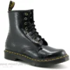 Dr. Martens Dr Martens 1460 - 27774001 - Black Distressed Patent - Boots Noires