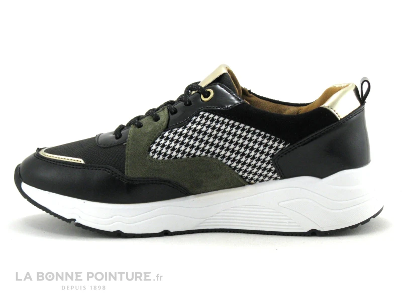 The Divine Factory QL4706 Noir - Pied De Poule - Sneakers Femme 3 The Divine Factory QL4706 Noir - Pied De Poule - Sneakers Femme – Image 3