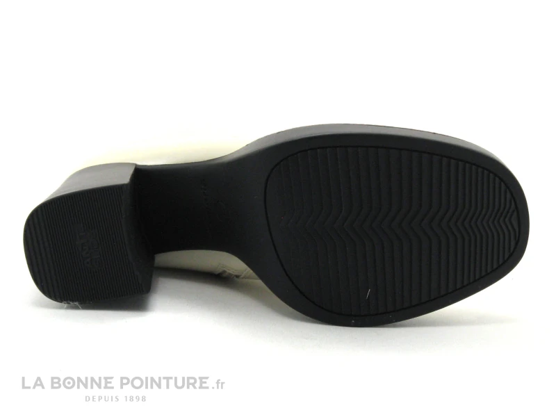 Tamaris 1-25318-29 Ivory - Bottine Blanc Casse - Talon Large 7 Tamaris 1-25318-29 Ivory - Bottine Blanc Casse - Talon Large – Image 7