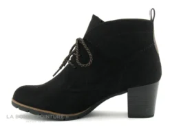 Marco Tozzi 2-25107-29 Black - Bottine Noire A Lacet - Talon Haut -Femmes Chaussures Soldes cd24607c73b9e66c561f35ea11d5d5ef img 3287.jpg 175527