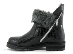 Hooper JUNO Croco Noir - Bottine Femme Interieur Fourrure -Femmes Chaussures Soldes cd24607c73b9e66c561f35ea11d5d5ef img 3493.jpg 175799