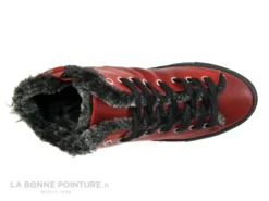 Morans GRALU Rouge - Basket Montante Femme - Fourrure Grise -Femmes Chaussures Soldes cd24607c73b9e66c561f35ea11d5d5ef img 3504.jpg 175718