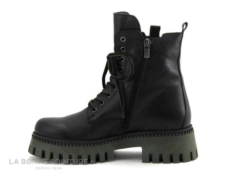 Venus 2251801K Black - Boots Mode Femme Noire - Semelle Epaisse Crantee 3 Venus 2251801K Black - Boots Mode Femme Noire - Semelle Epaisse Crantee – Image 3