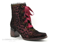 Laura Vita GOCALO 12 Wine - Bottine Bordeaux Et Noire -Femmes Chaussures Soldes cd24607c73b9e66c561f35ea11d5d5ef img 4028.jpg 152197