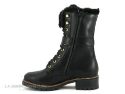 Hooper ALICE Noir - Bottine A Lacet Femme Cuir Noir -Femmes Chaussures Soldes cd24607c73b9e66c561f35ea11d5d5ef img 4248.jpg 176801