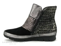 Pedi Girl GIPSY Noir Bronze - Bottine Femme Semelle Compensee -Femmes Chaussures Soldes cd24607c73b9e66c561f35ea11d5d5ef img 4261.jpg 176816