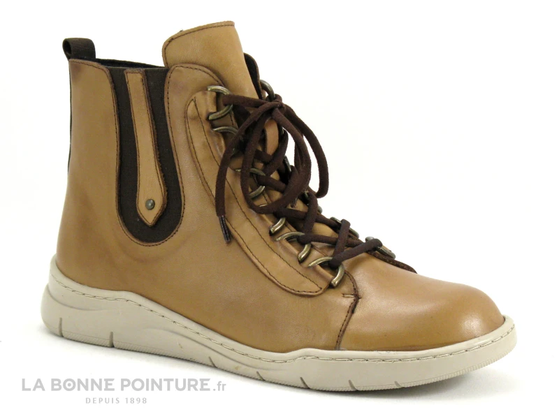 Karyoka STAN Camel - Chaussure Montante Femme Marron Clair 5 Karyoka STAN Camel - Chaussure Montante Femme Marron Clair – Image 5