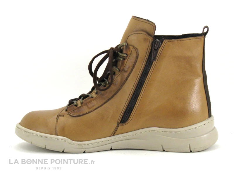 Karyoka STAN Camel - Chaussure Montante Femme Marron Clair 3 Karyoka STAN Camel - Chaussure Montante Femme Marron Clair – Image 3
